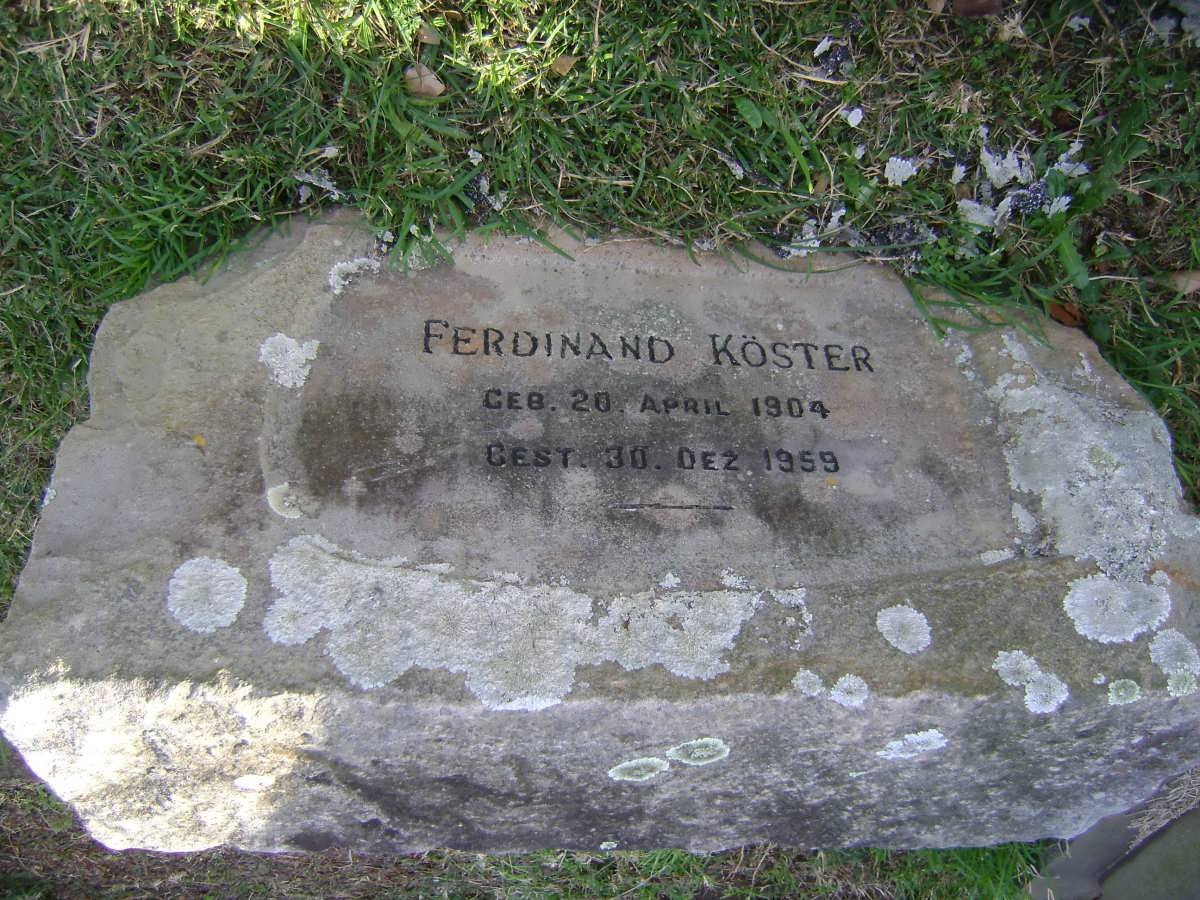 KÖSTER Ferdinand 1904-1959