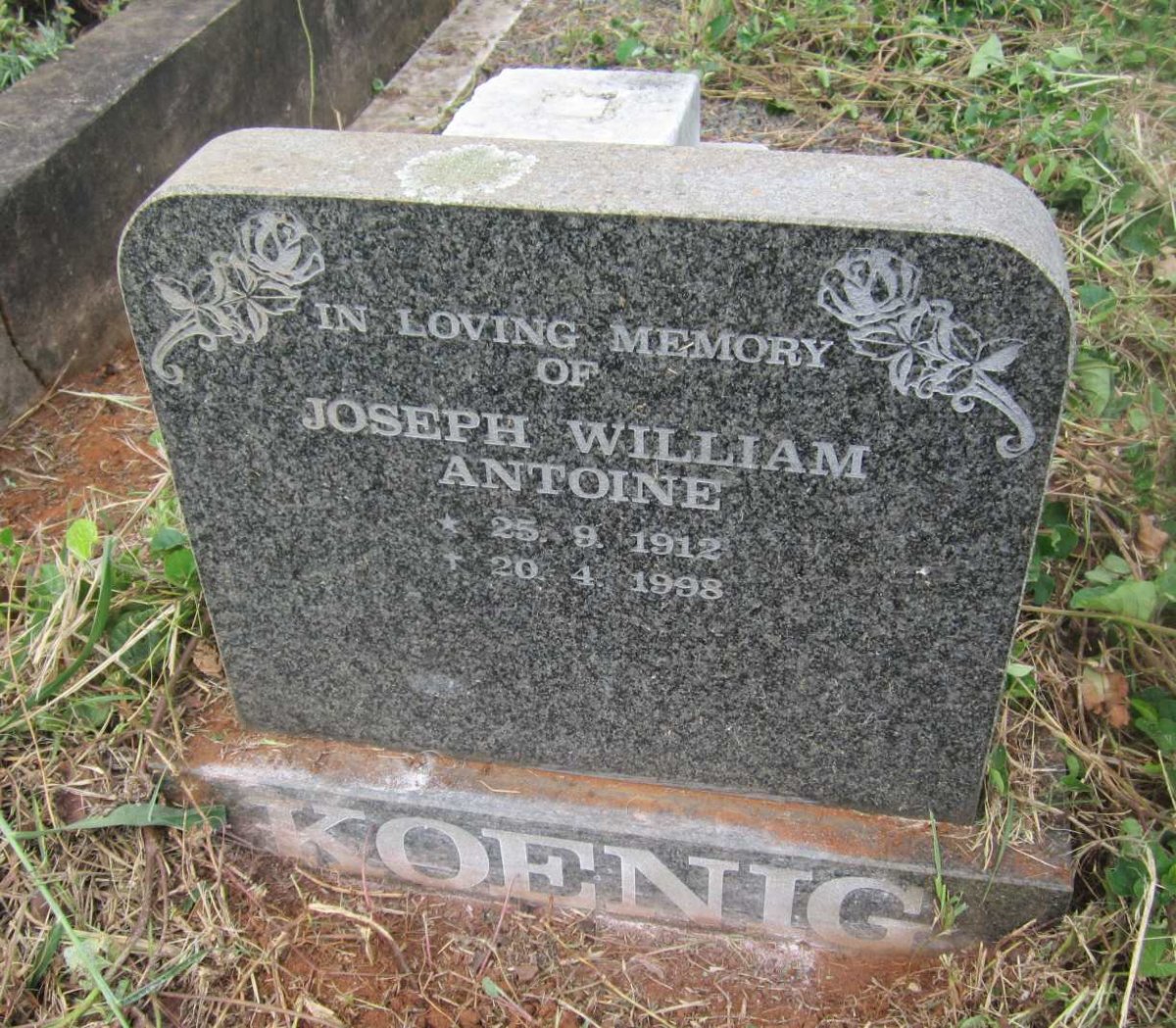 KOENIG Joseph William Antoine 1912-1998