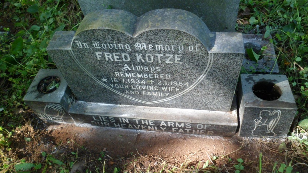 KOTZE Fred 1934-1984