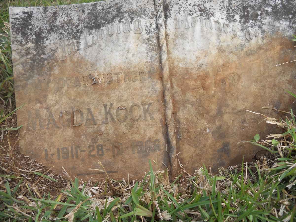 KOCK Magda 1911-1966