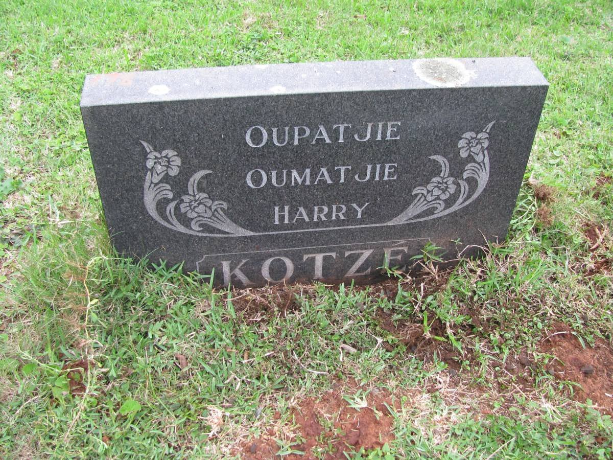 KOTZE Hermanus Petrus -1966 : KOTZE Hermanus Petrus -1967 &amp; Muriel -1978