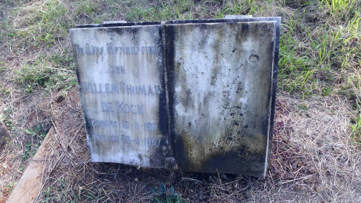KOCK Willem Thomas, de 1911-1967