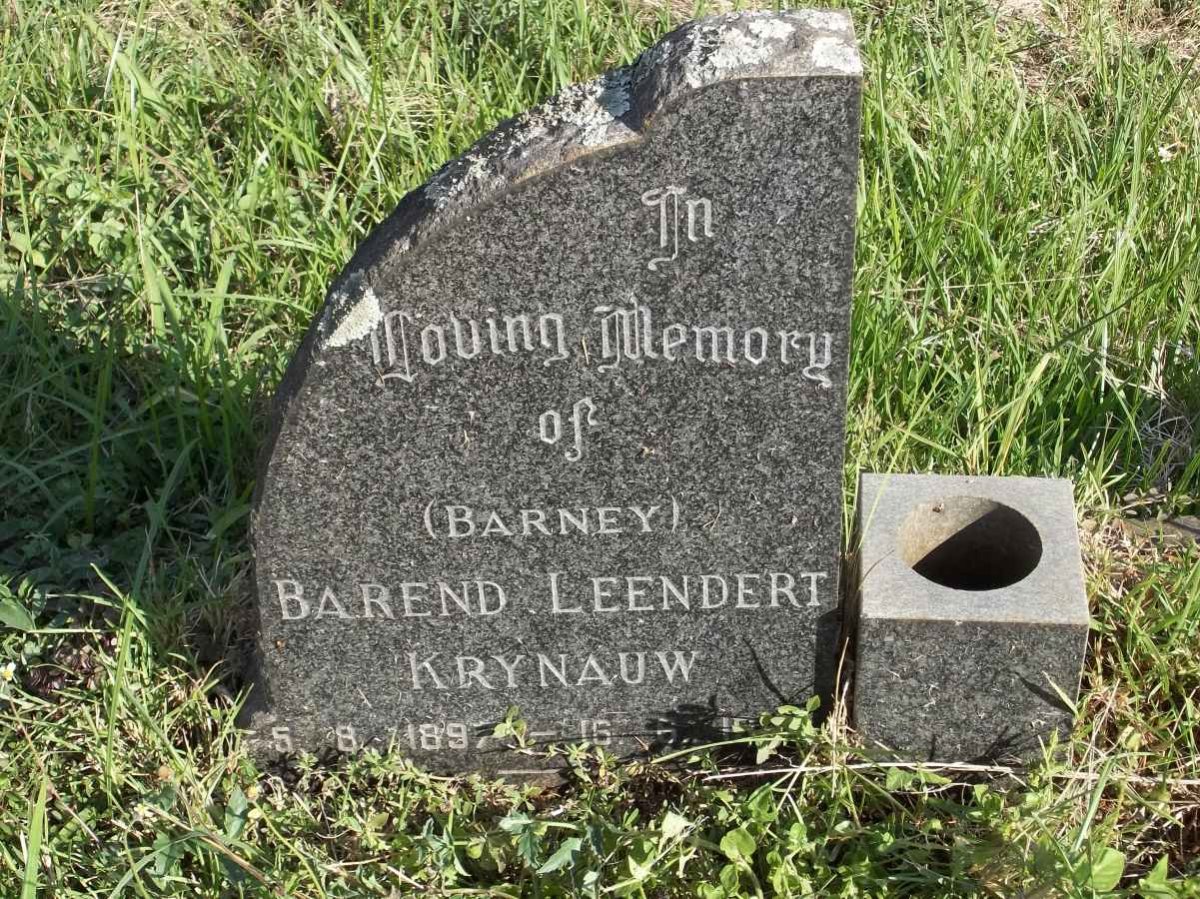 KRYNAUW Barend Leendert 1897-1963