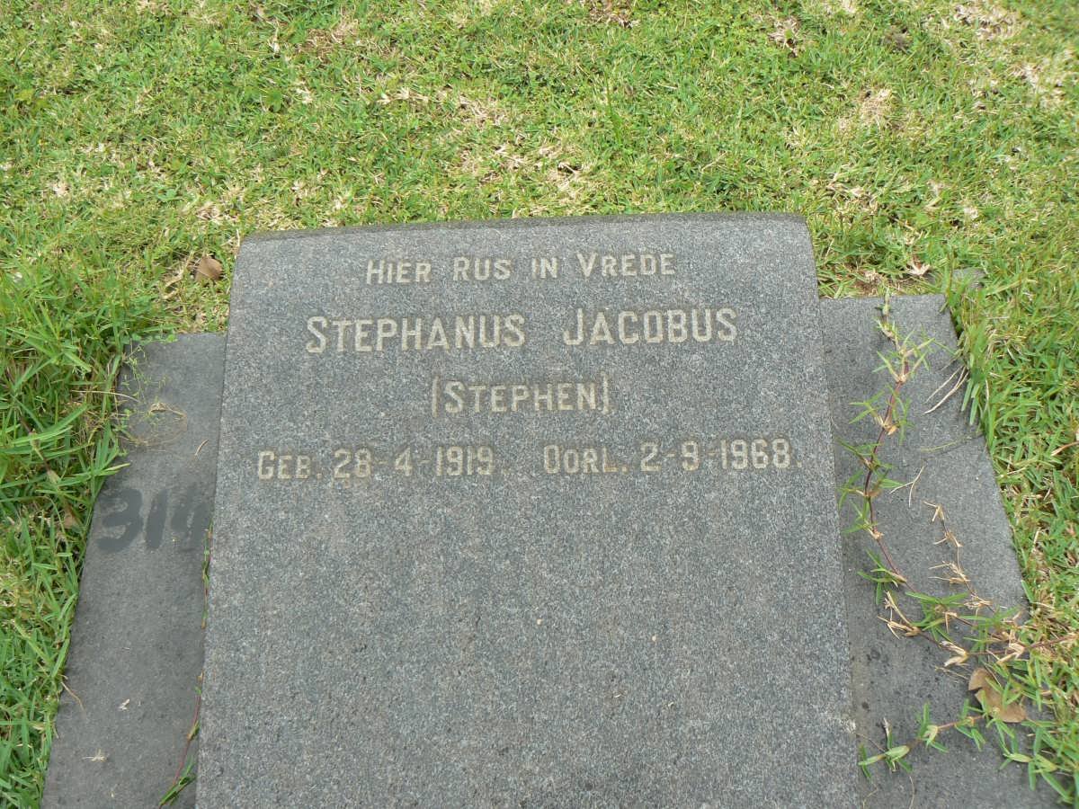KRUGER Stephanus Jacobus 1919-1968