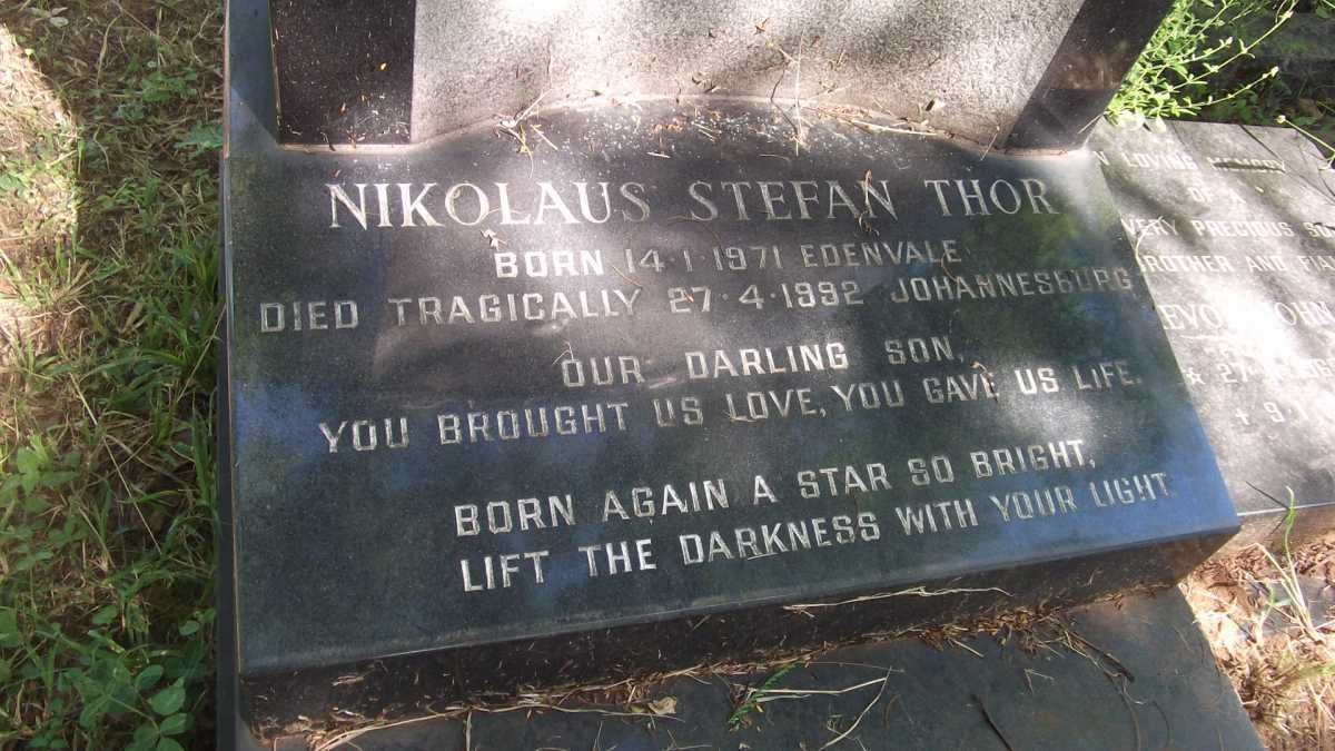 KRAUSS Nikolaus Stefan Thor 1971-1992