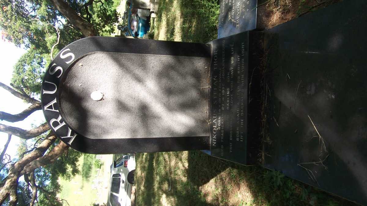 KRAUSS Nikolaus Stefan Thor 1971-1992