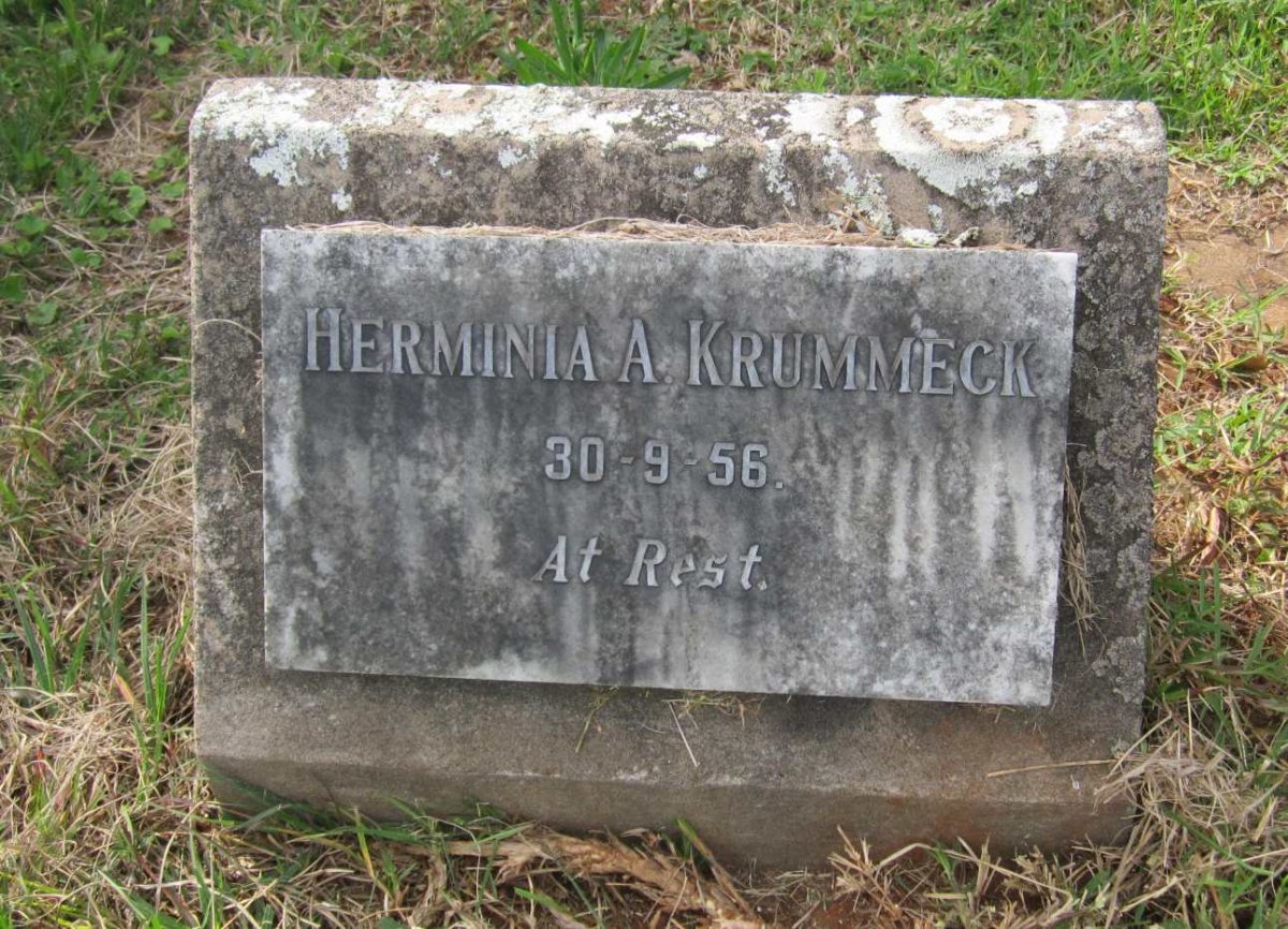 KRUMMECK Herminia A. -1956