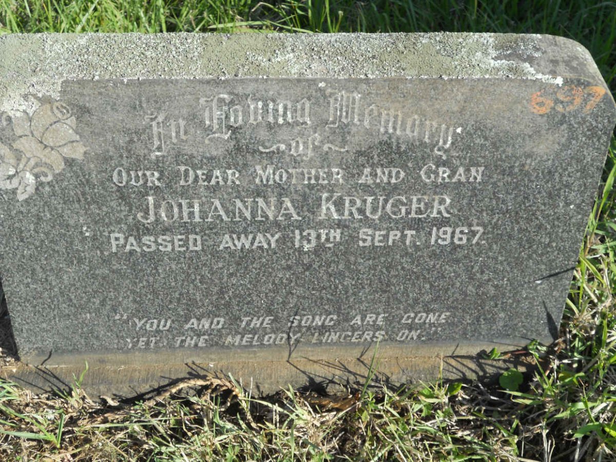 KRUGER Johanna -1967