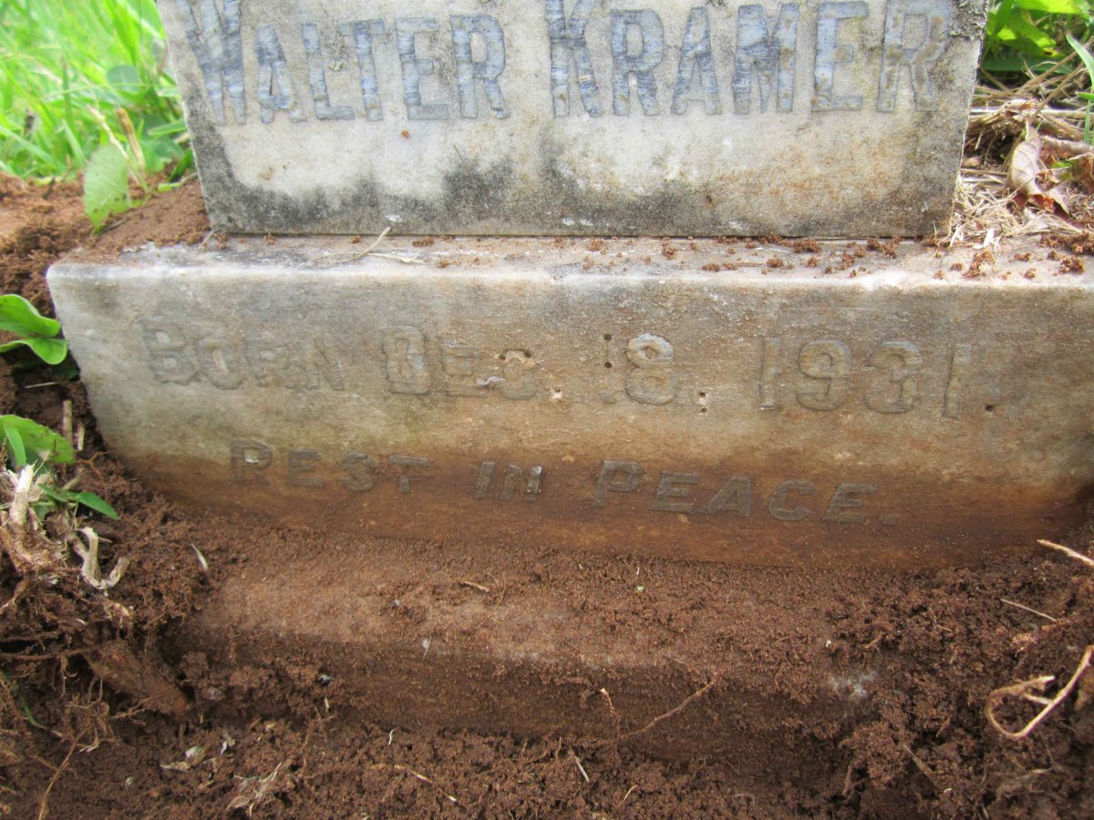 KRAMER Walter 1931-1931