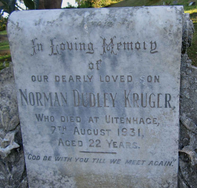 KRUGER Norman Dudley -1931