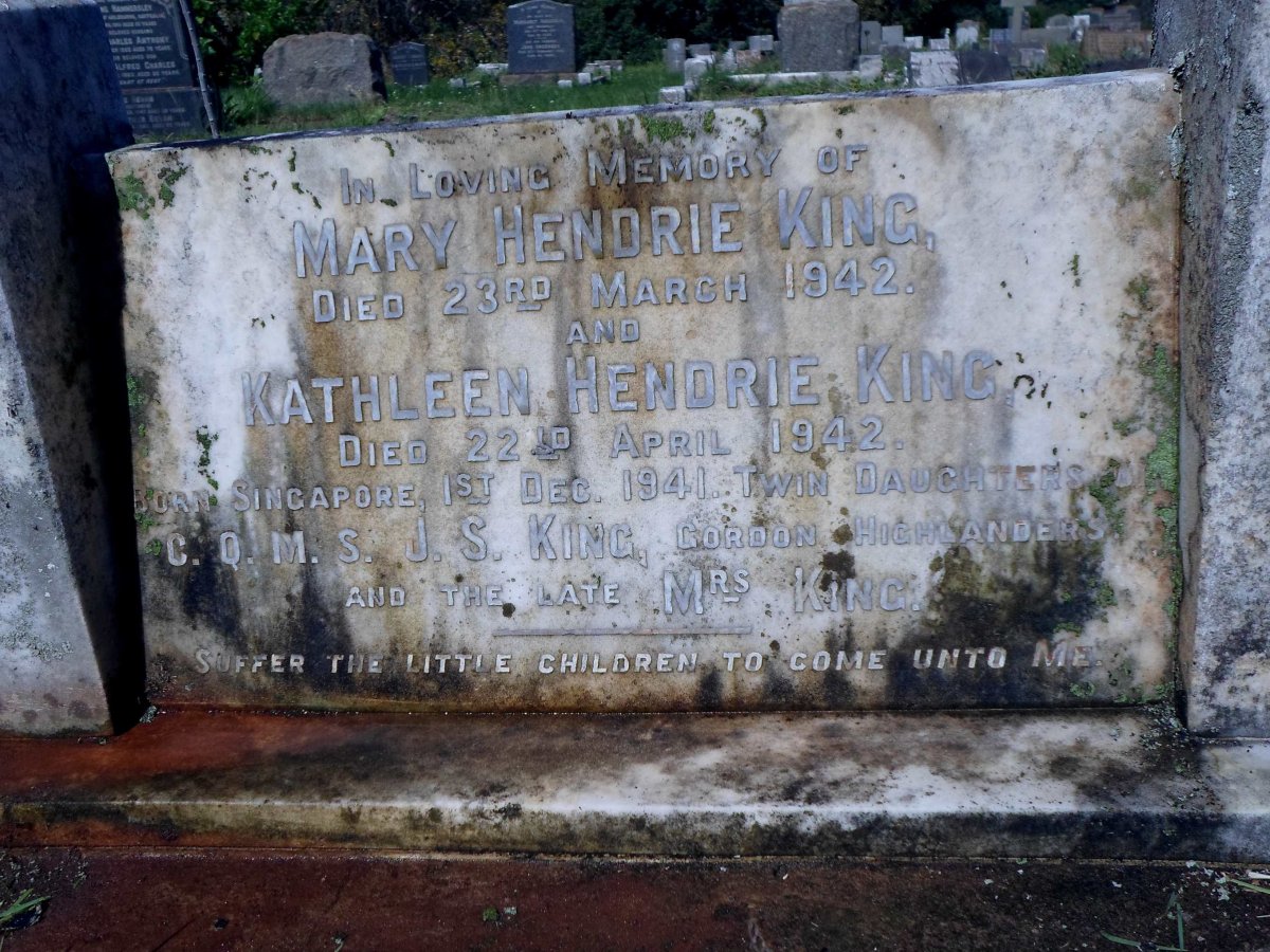 KING Mary Hendrie 1941-1942 :: KING Kathleen Hendrie 1941-1942
