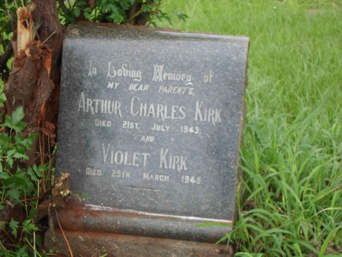 KIRK Arthur Charles -1943 &amp; Violet -1945