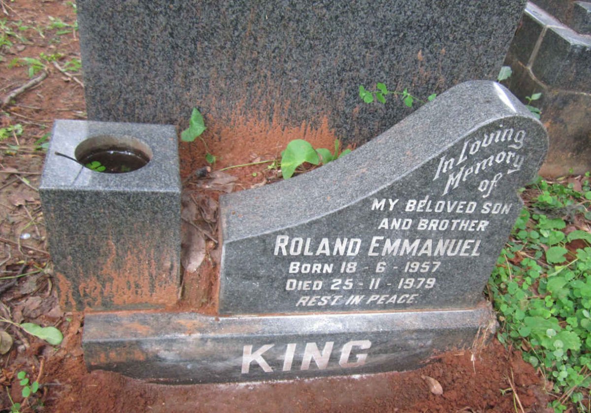 KING Roland Emmanuel 1957-1979