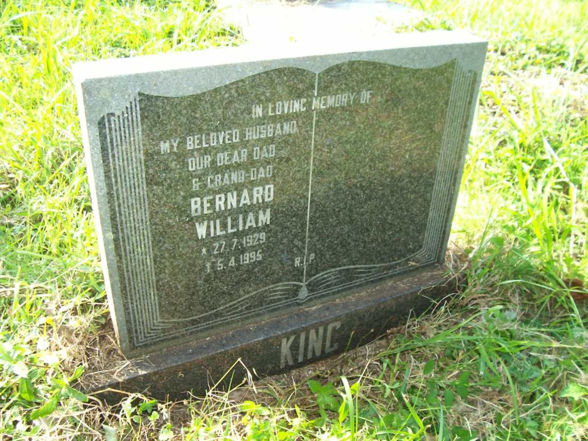 KING Bernard William 1929-1995