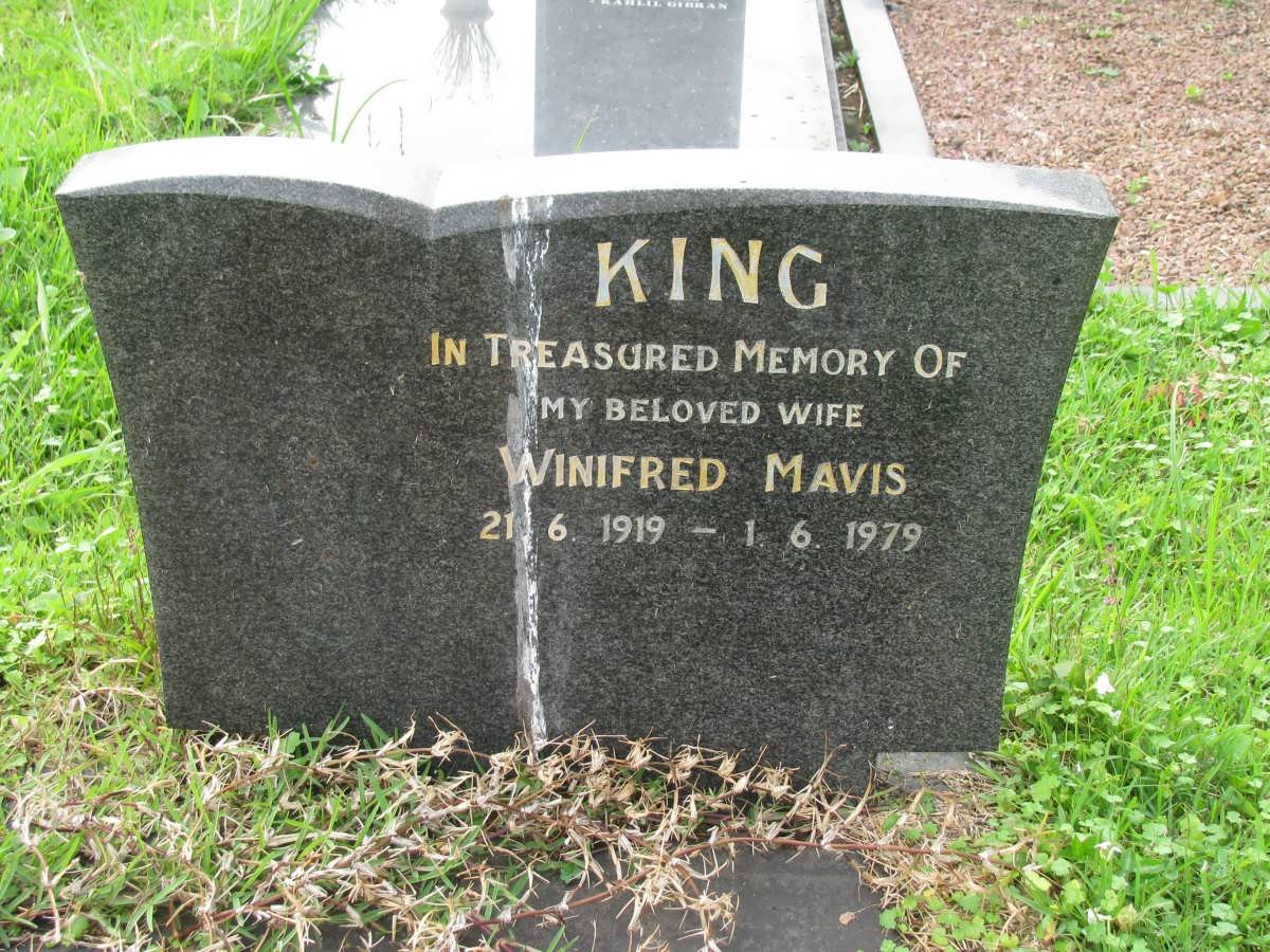 KING Winifred Mavis 1919-1979