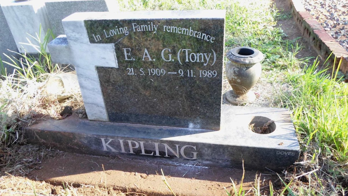 KIPLING Edgar Anthony George 1909-1989