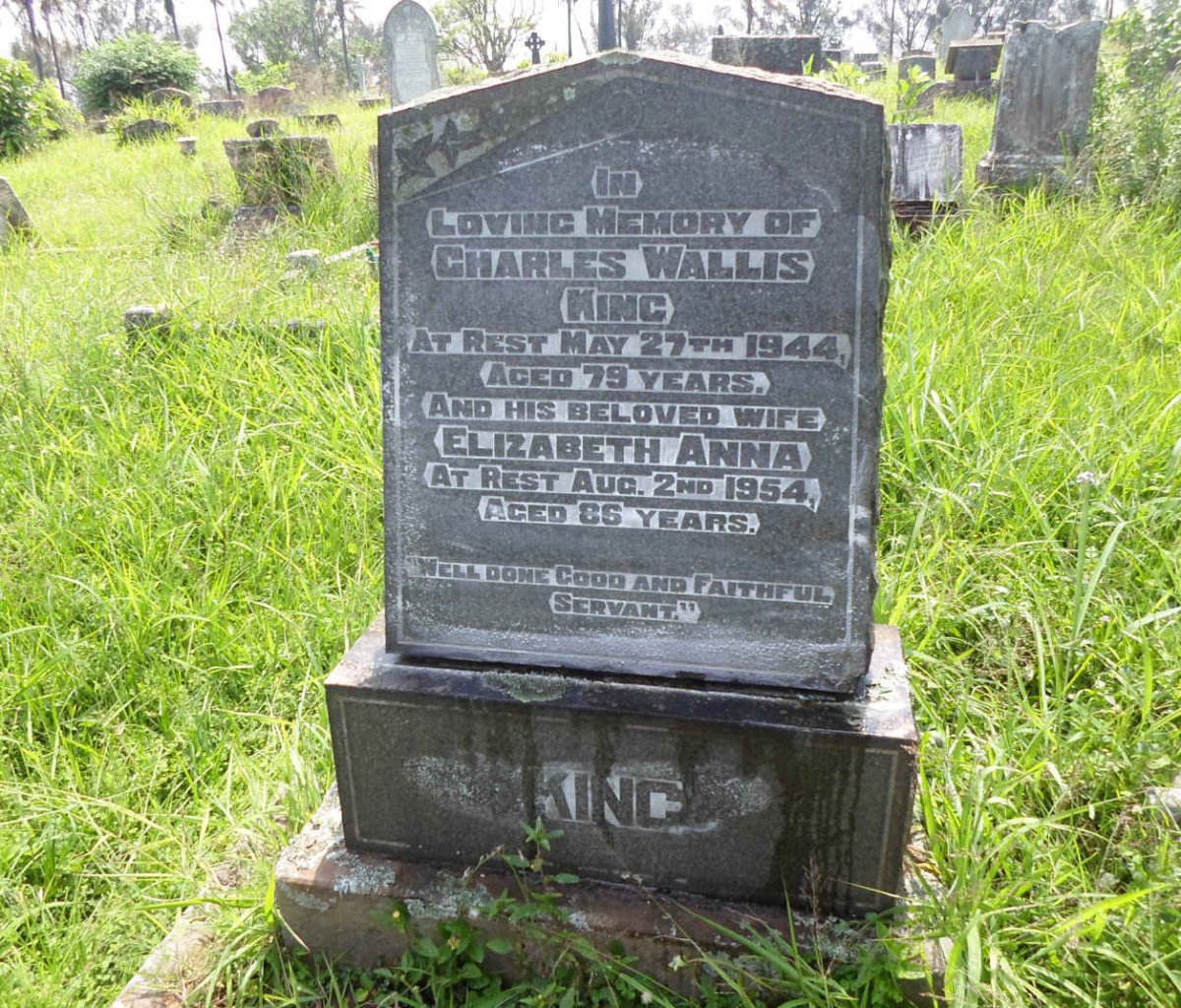 KING Charles Wallis -1944 &amp; Elizabeth Anna -1954