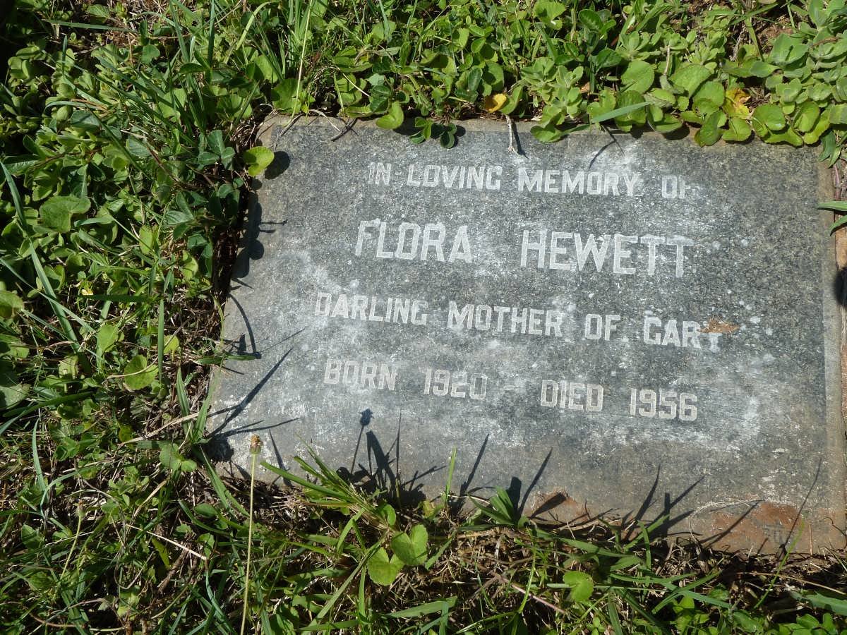 KIDSON Walter -1939 &amp; Florence -1944 :: HEWETT Flora 1920-1956 :: BROODRYK Muriel C. 1922-1969