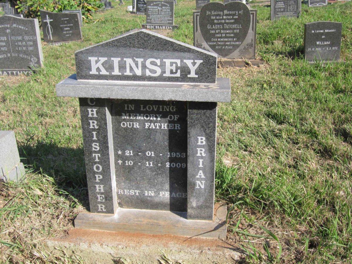 KINSEY Christopher Brian 1953-2009