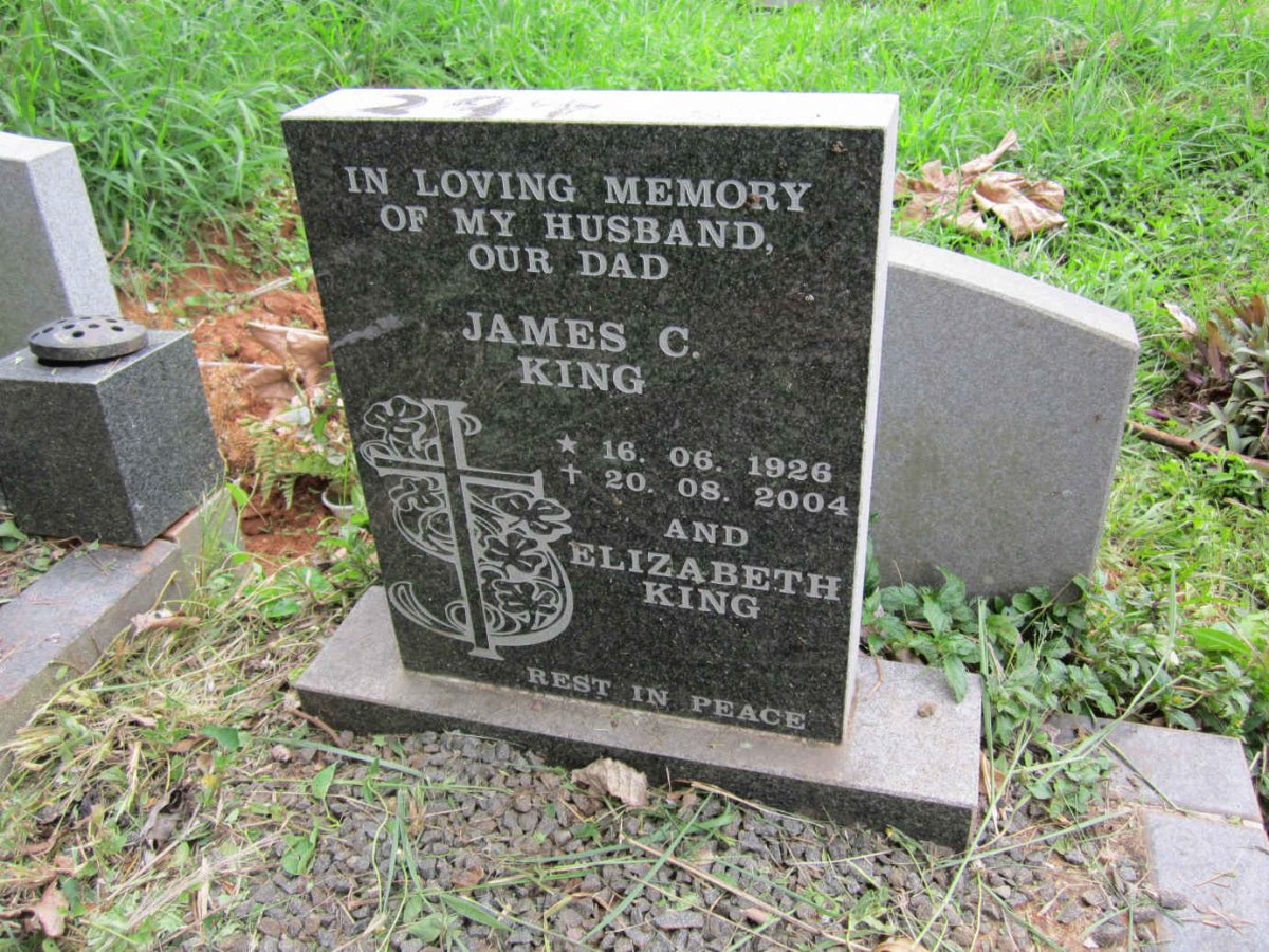 KING James C. 1926-2004 &amp; Elizabeth -1981