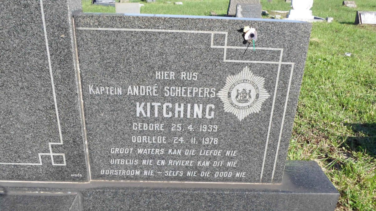 KITCHING Andre Scheepers 1939-1978