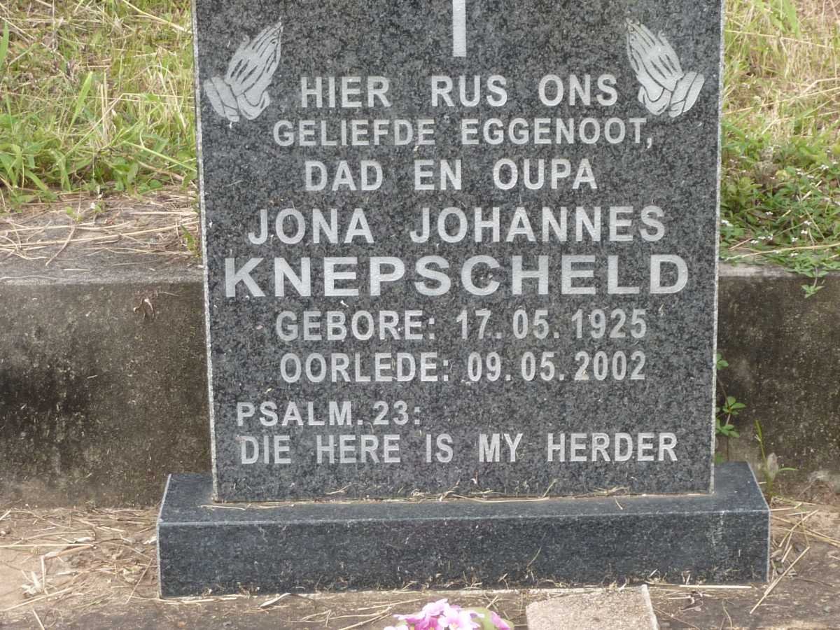 KNEPSCHELD Jona Johannes 1925-2002 :: KNEPSCHELD Jona Johannes 1959-2001
