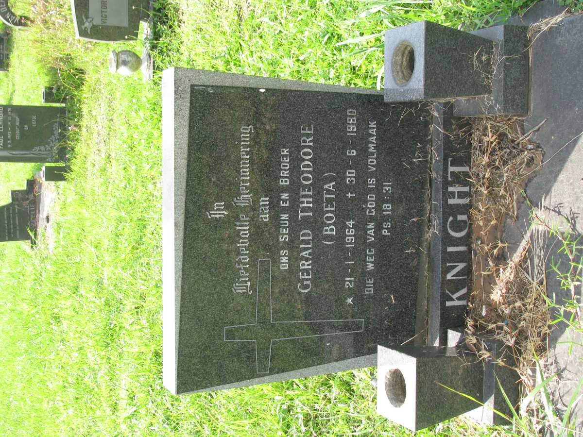 KNIGHT Gerald Theodore 1964-1980