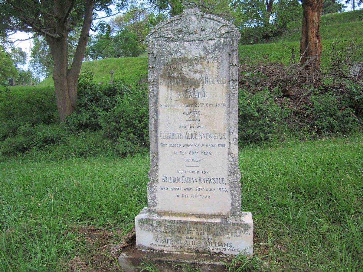 KNEWSTUB William Edgar Holmes -1930 &amp; Elizabeth Alice -1956 :: KNEWSTUB William Fabian -1968