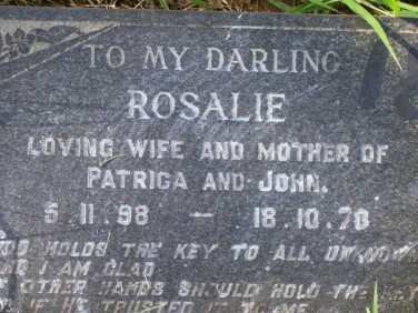 KNOWLES Rosalie 1898-1970