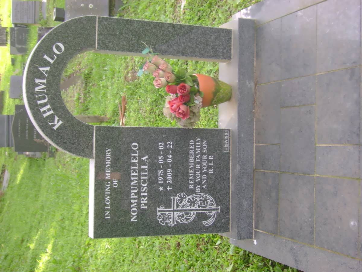 KHUMALO Nompumelelo Priscilla 1975-2009
