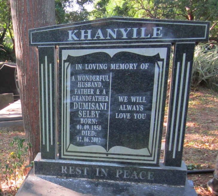 KHANYILE Dumisani Selby 1950-2002