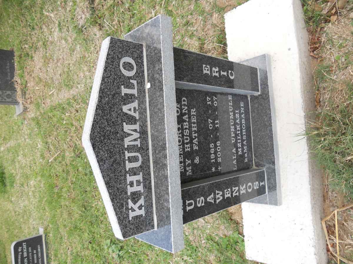 KHUMALO Musawenkosi Eric 1965-2006