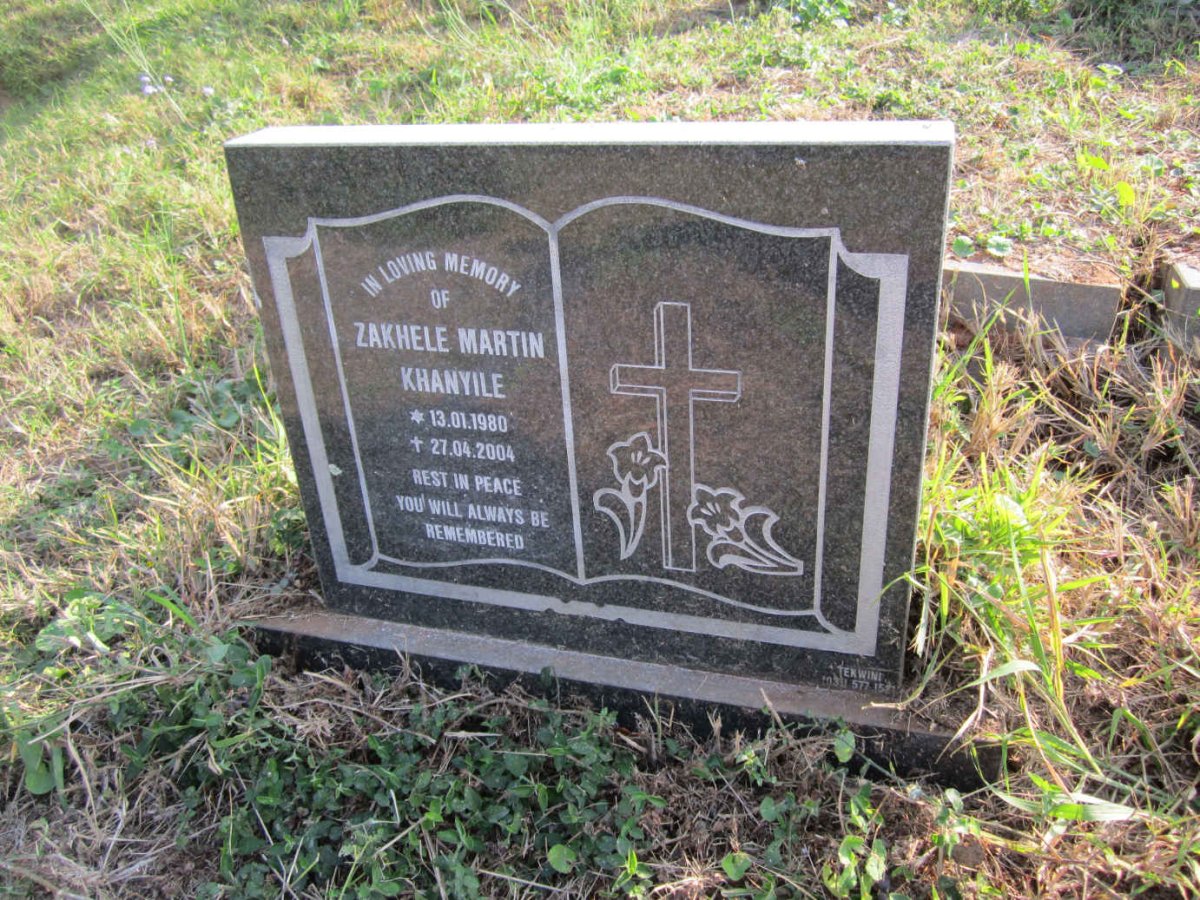 KHANYILE Zakhele Martin 1980-2004