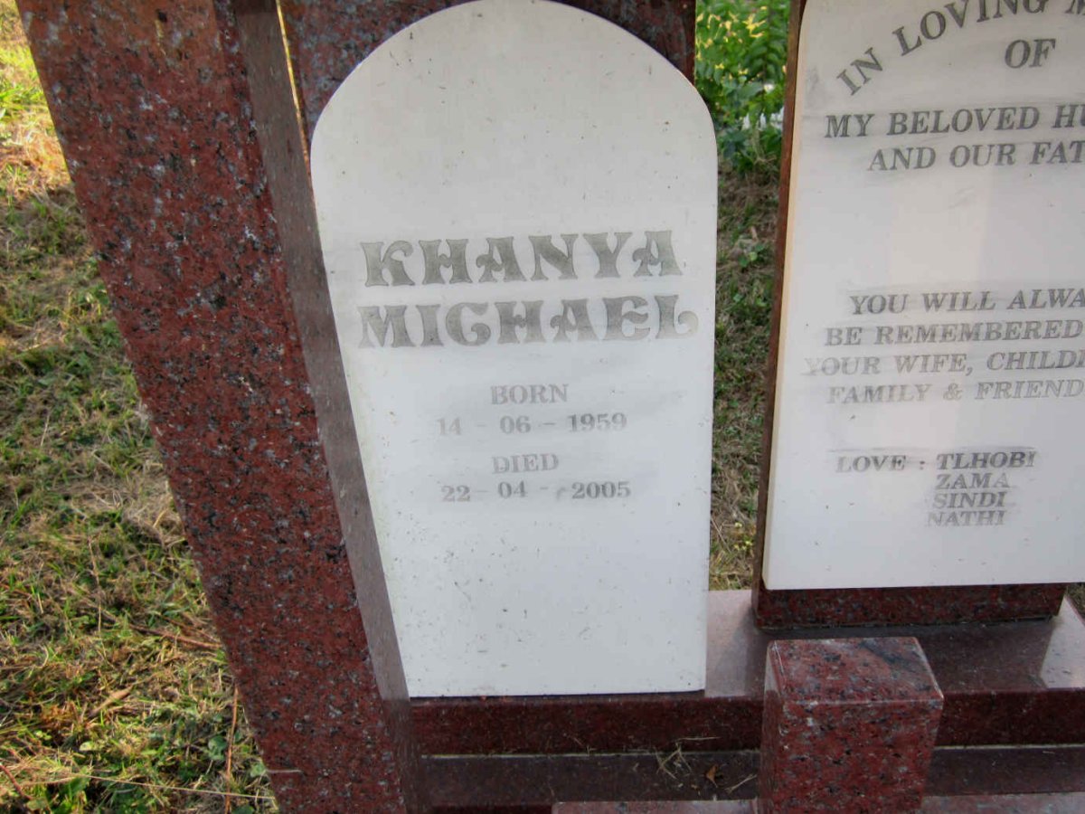 KHUZWAYO Khanya Michael 1959-2005