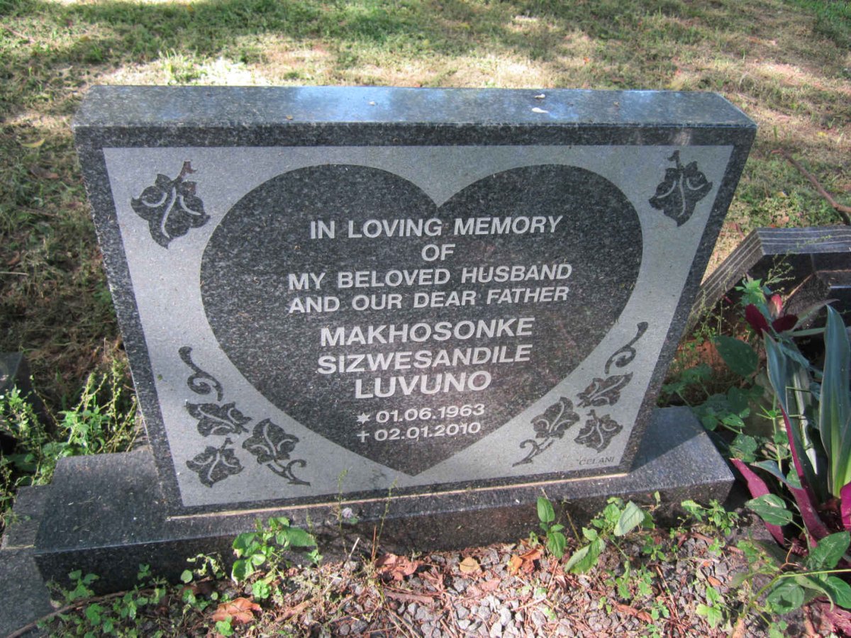 LUVUNO Makhosonke Sizwesandile 1963-2010