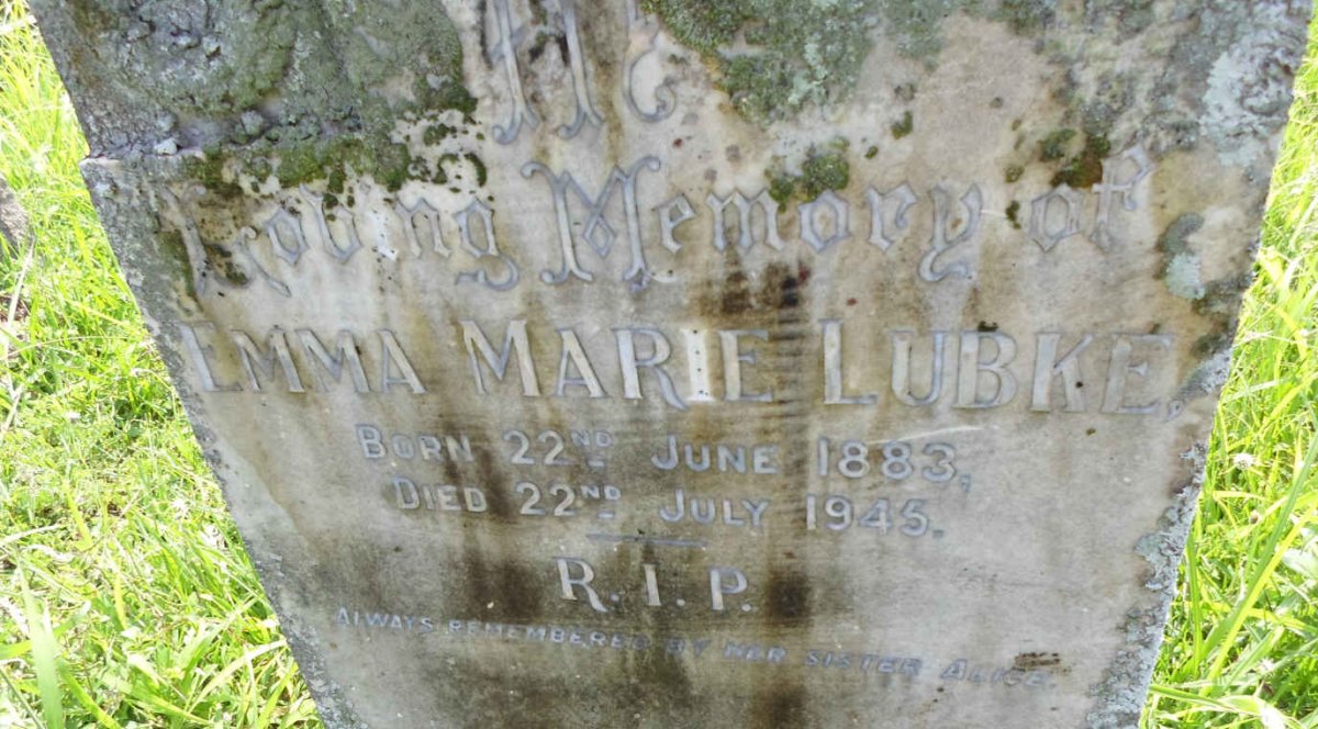 LUBKE Emma Marie 1883-1945