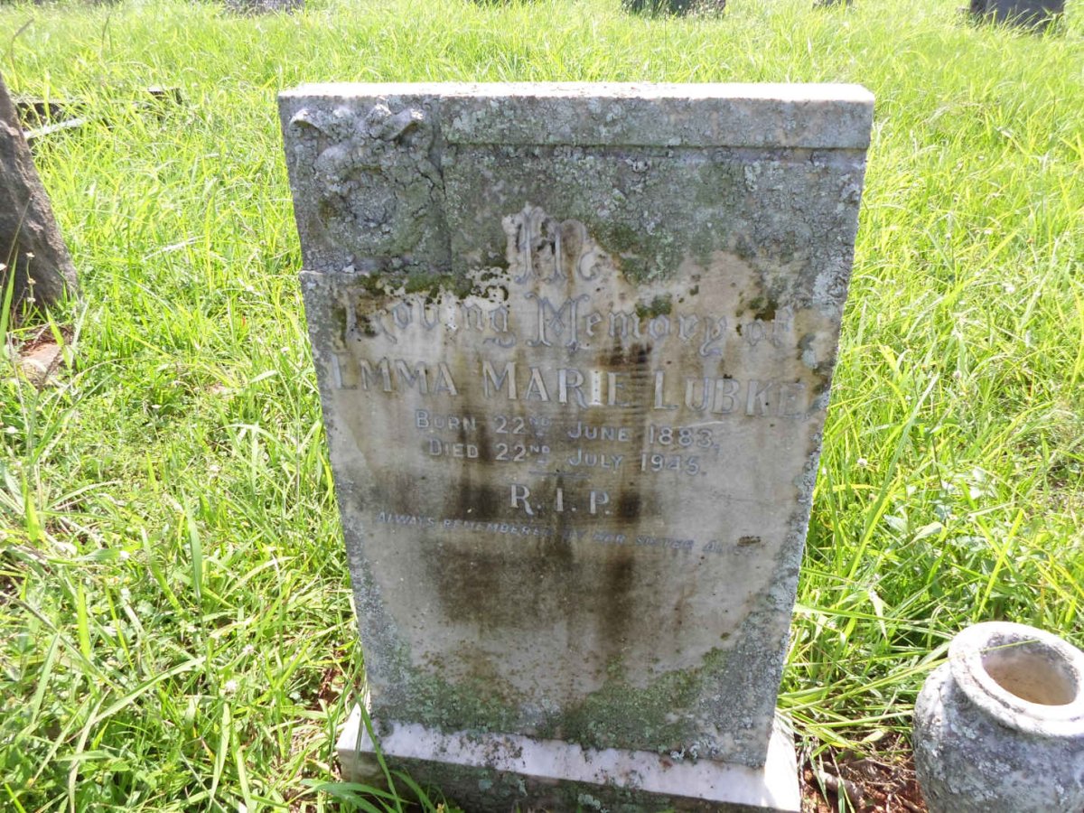 LUBKE Emma Marie 1883-1945
