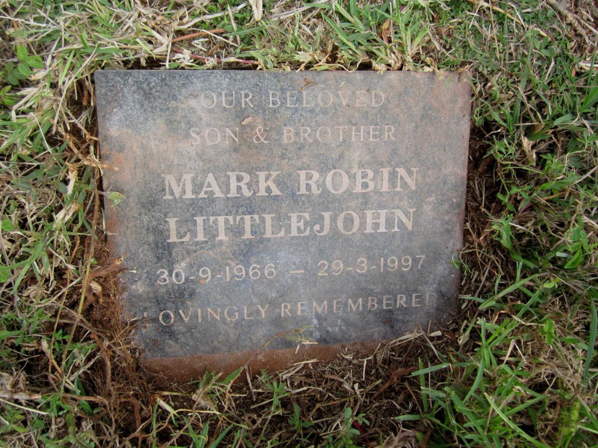 LITTLEJOHN Mark Robin 1966-1997