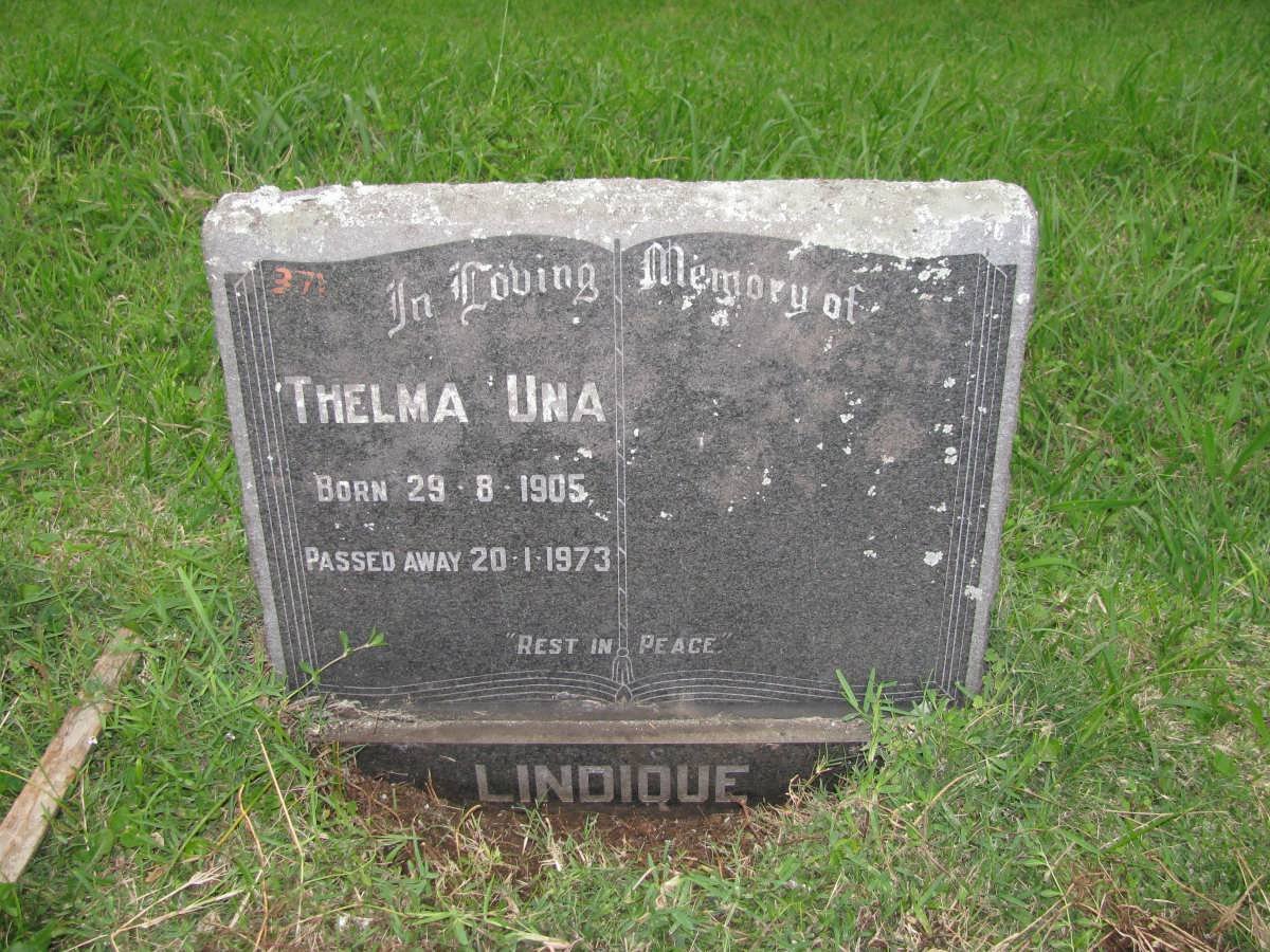 LINDIQUE Thelma Una 1905-1973