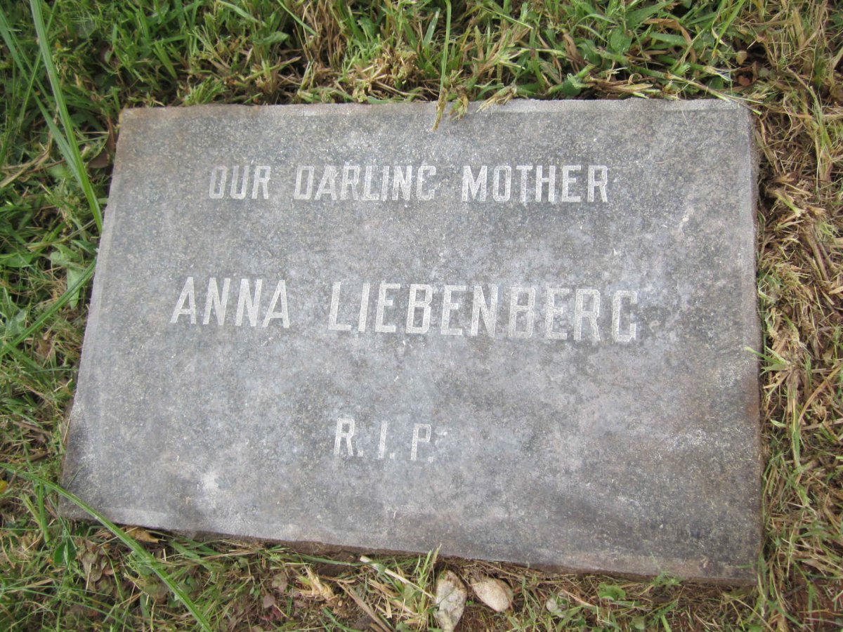 LIEBENBERG Anna Susanna Magrieta -1976