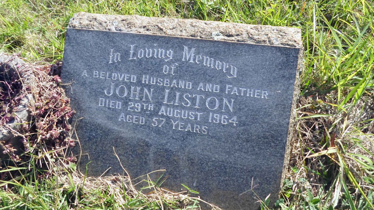 LISTON John  -1964