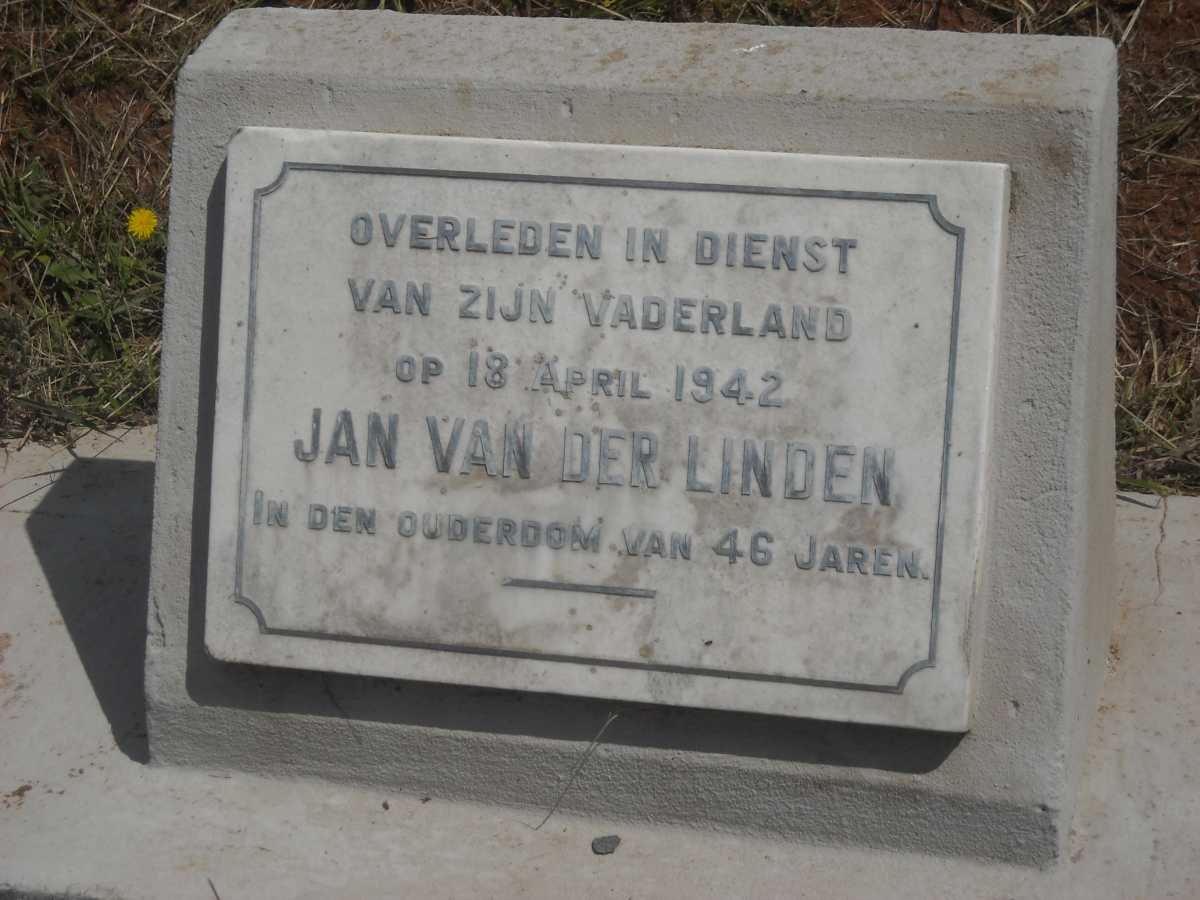 LINDEN Jan, van der -1942