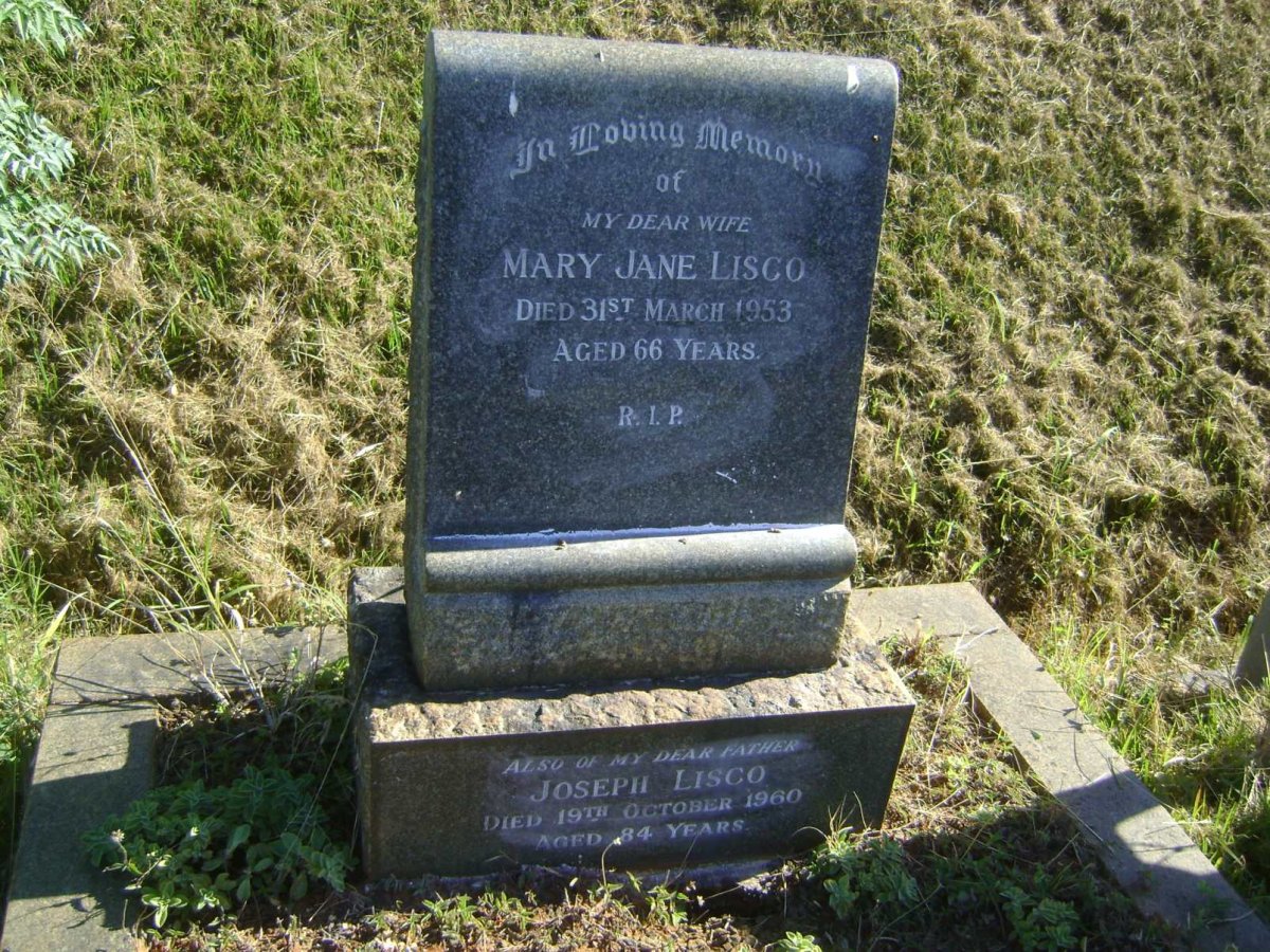 LISCO Joseph -1960 &amp; Mary Jane -1953