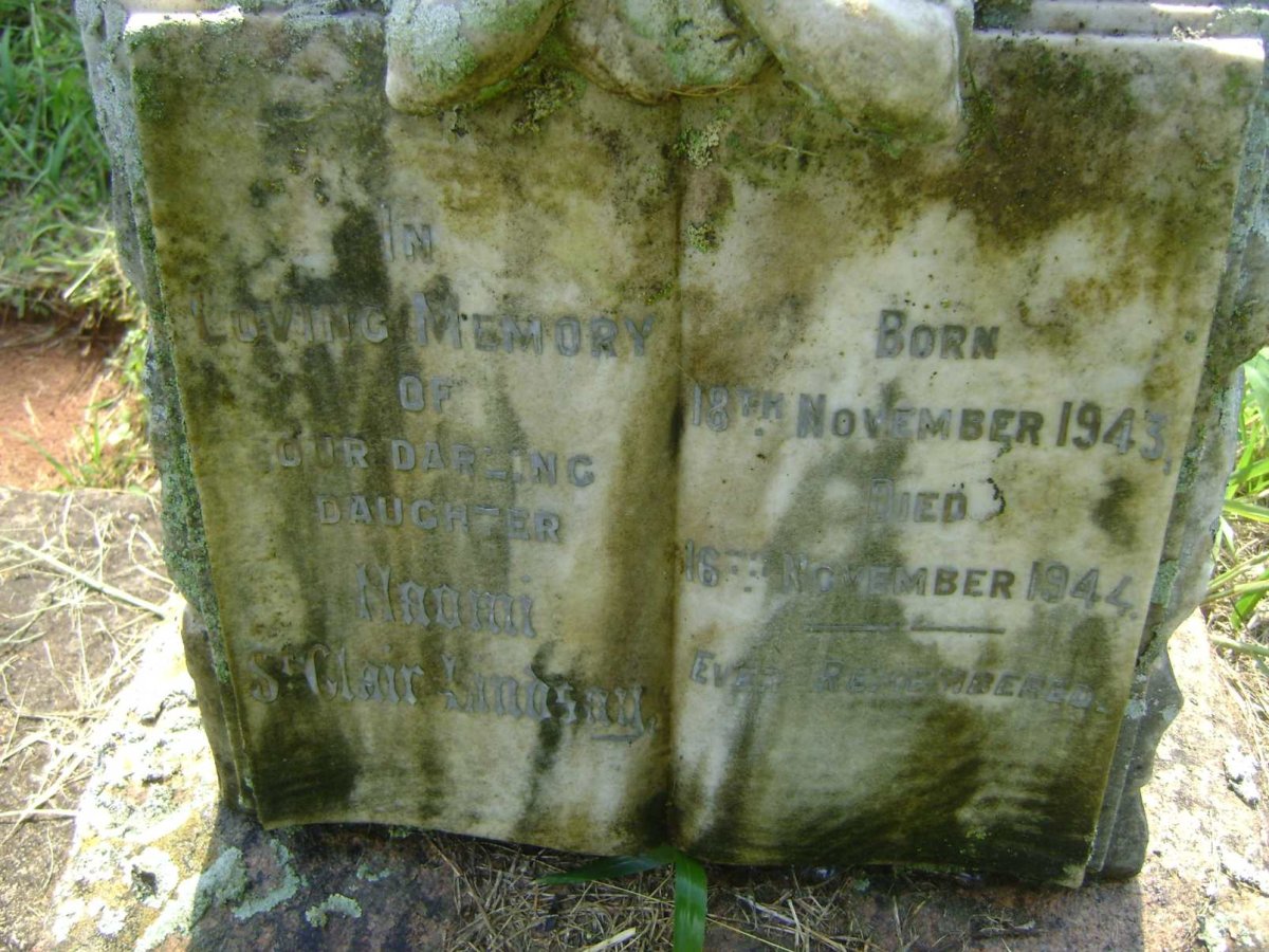 LINDSAY Naomi St. Clair 1943-1944