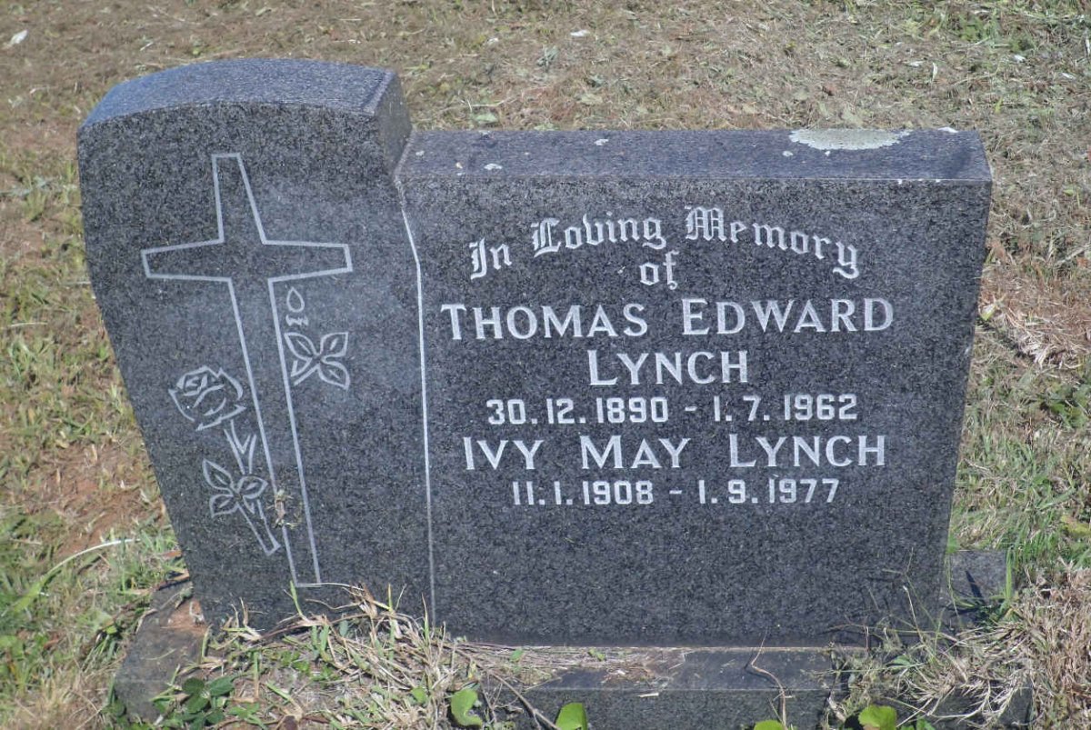 LYNCH Thomas Edward 1890-1962 &amp; Ivy May 1908-1977
