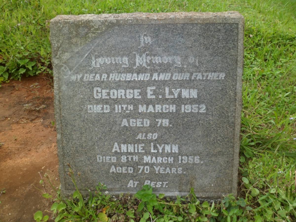 LYNN George E. -1952 &amp; Annie -1956
