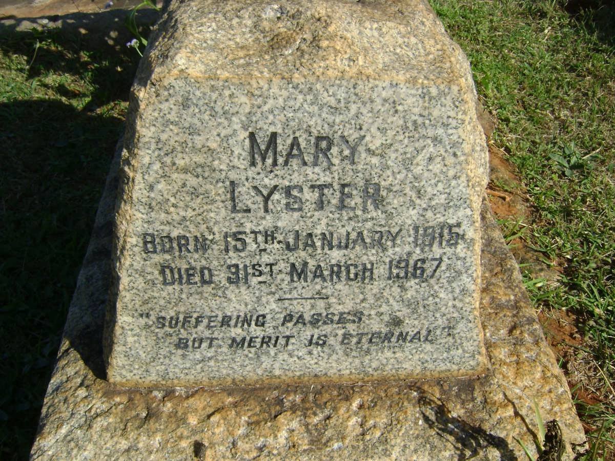 LYSTER Patrick 1883-1956 &amp; Catherine 1882-1960 :: LYSTER Mary 1915-1967