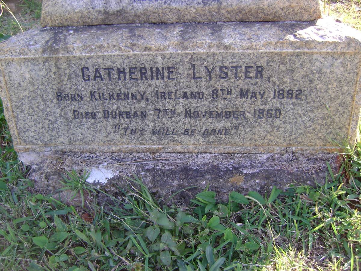 LYSTER Patrick 1883-1956 &amp; Catherine 1882-1960 :: LYSTER Mary 1915-1967