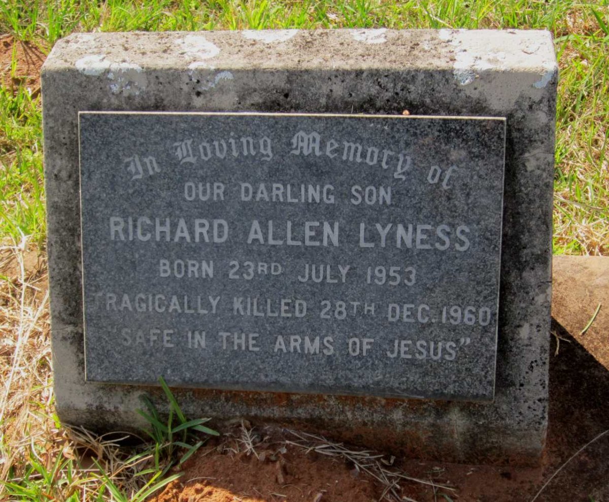 LYNESS Richard Allen 1953-1960