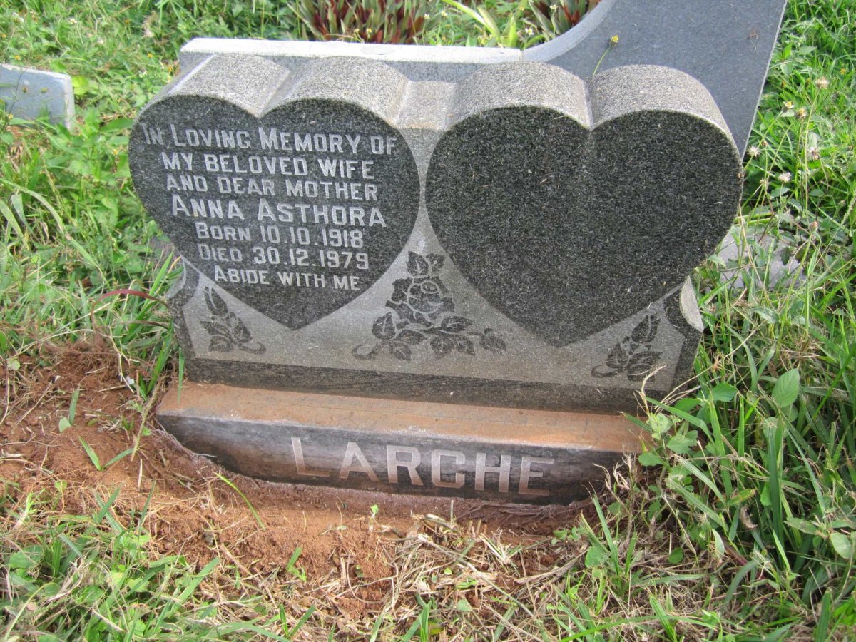 LARCHE Anna Asthora 1918-1979